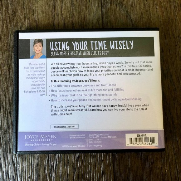 Using Your Time Wisely CD - Picture 2 of 2